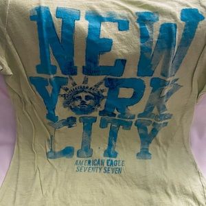 Vintage Yellow American Eagle New York shirt